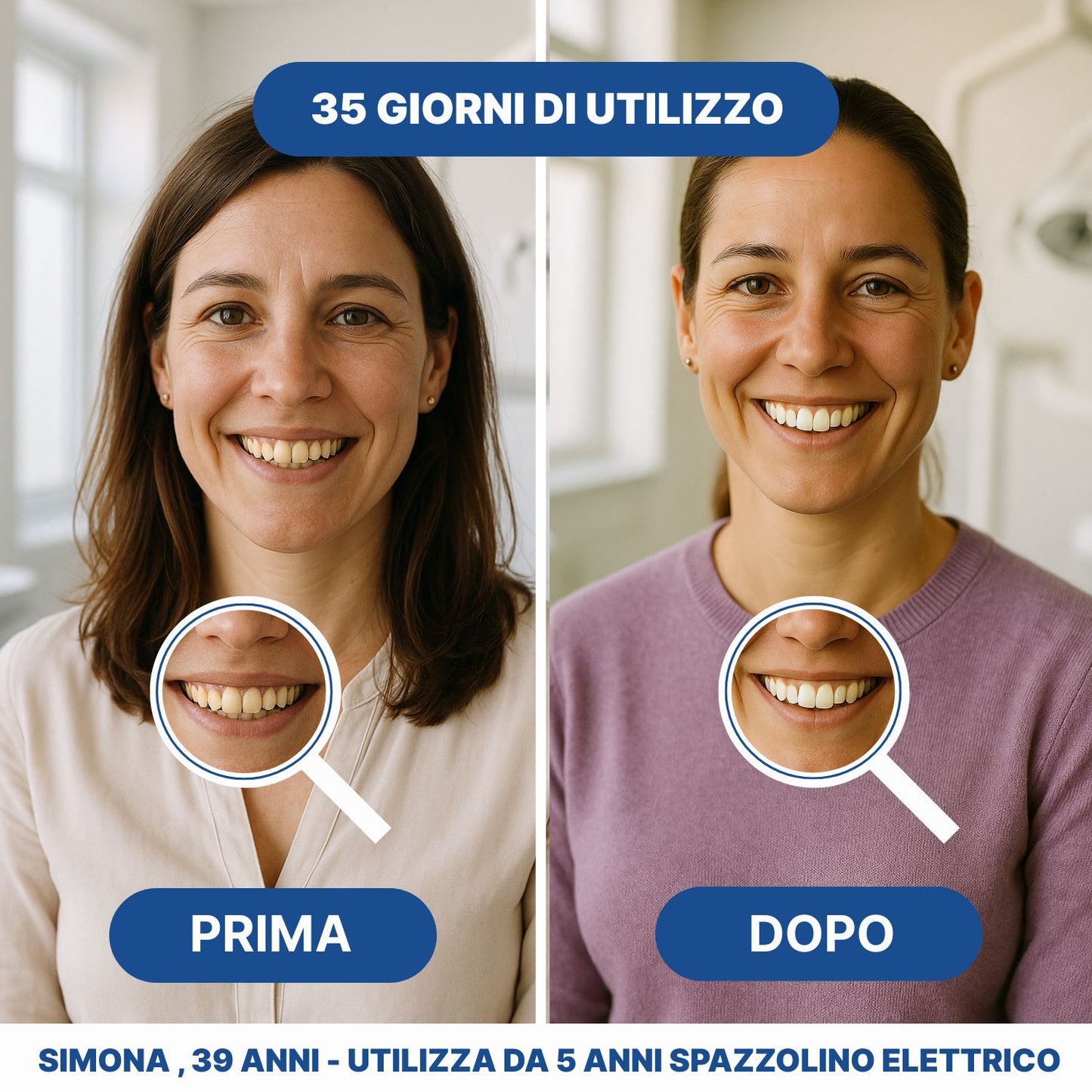 ParallelClean+ | Spazzolino Automatico Con Effetto Sbiancante
